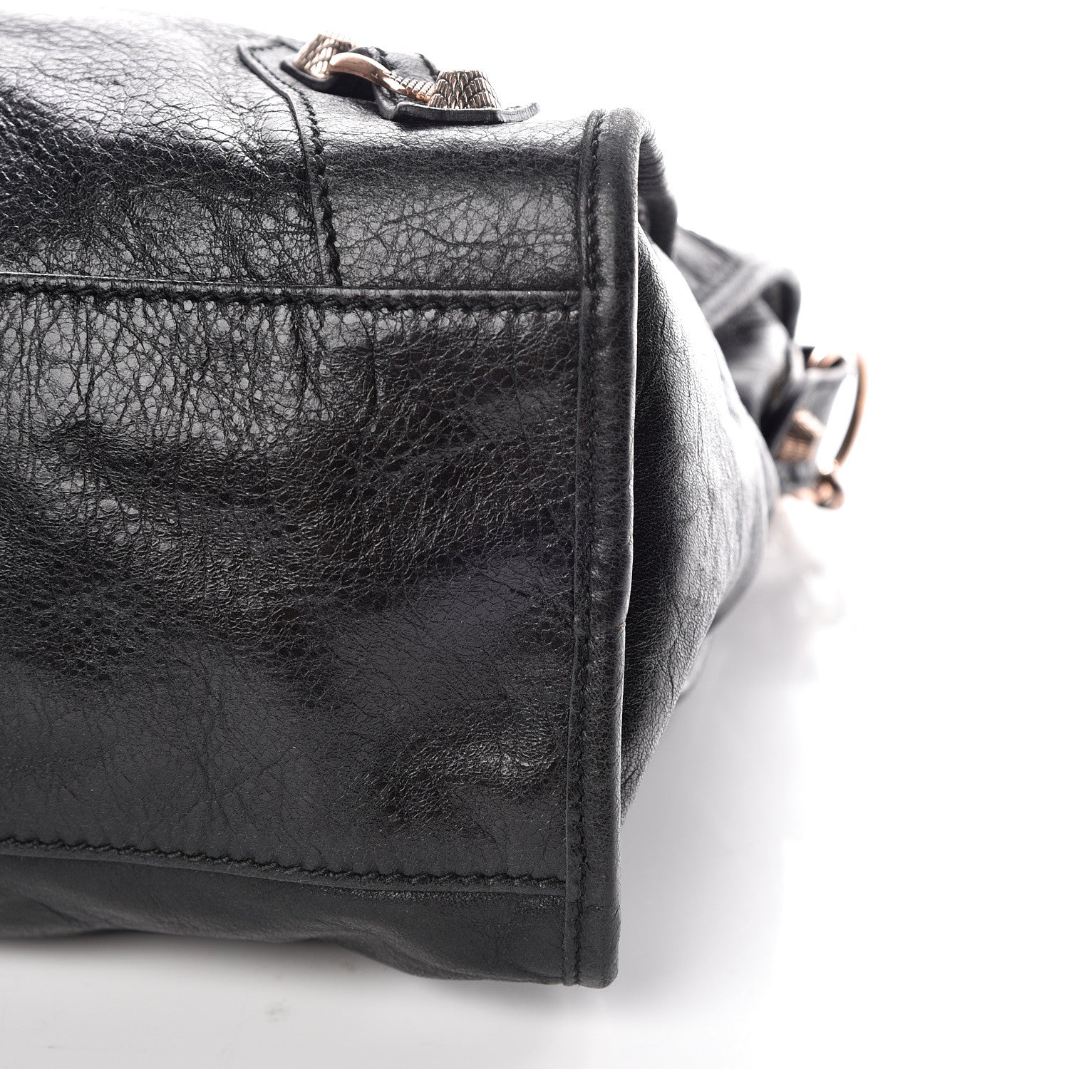 Balenciaga Agneau Giant 12 Rose Gold Hardware City Black 6 of 9