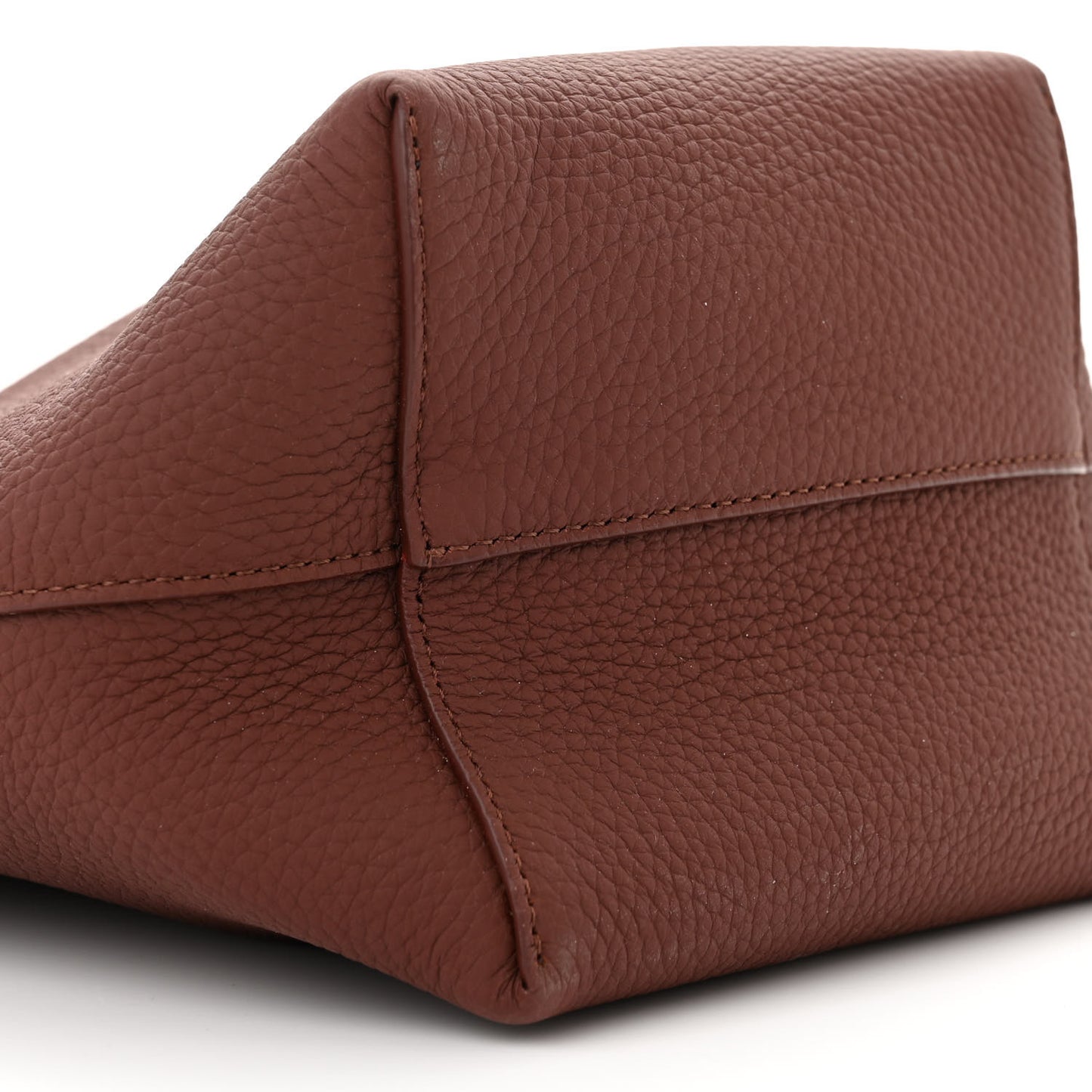 Grained Calfskin Small N/S Park Tote Cognac