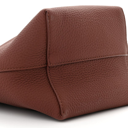The Row Grained Calfskin Small N/S Park Tote Cognac 8 of 9