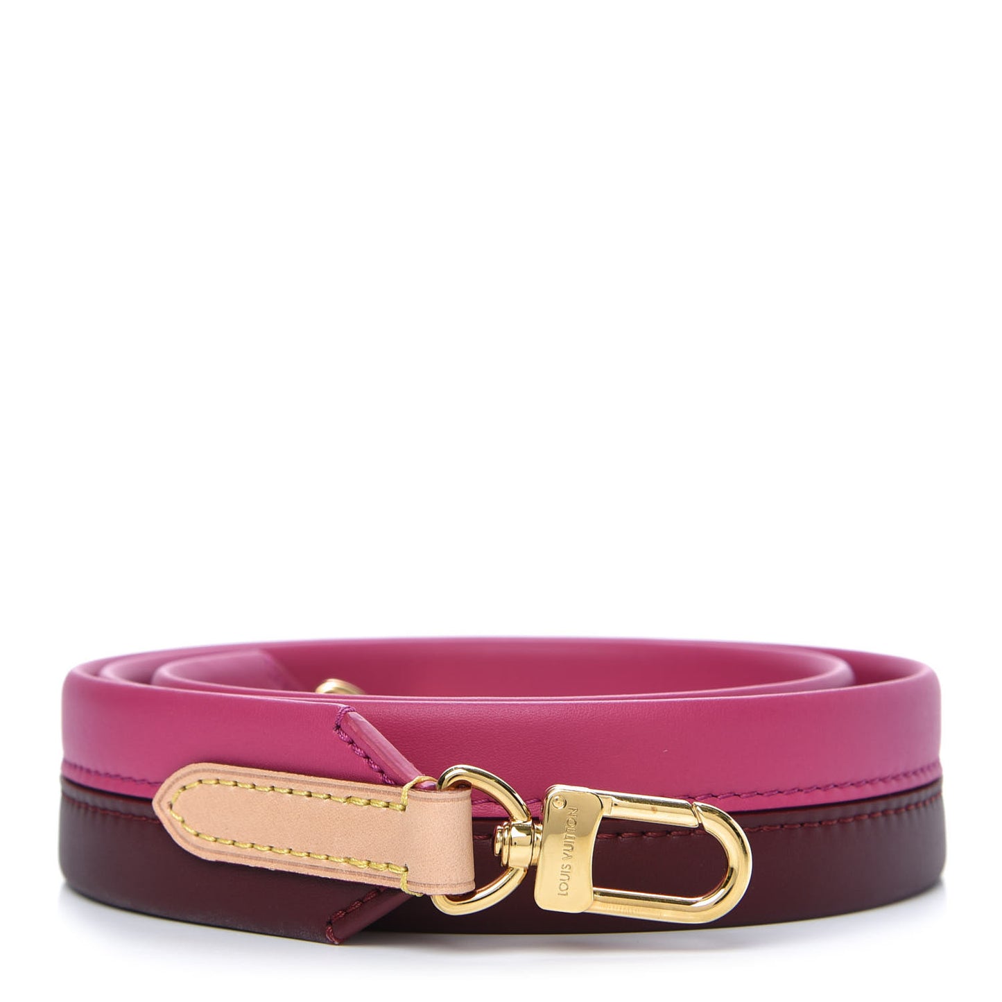 Calfskin Cluny BB Shoulder Strap Bordeaux Fuchsia