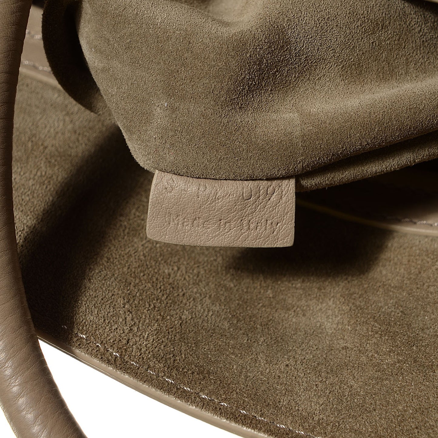 Supple Calfskin Medium Phantom Luggage Light Khaki