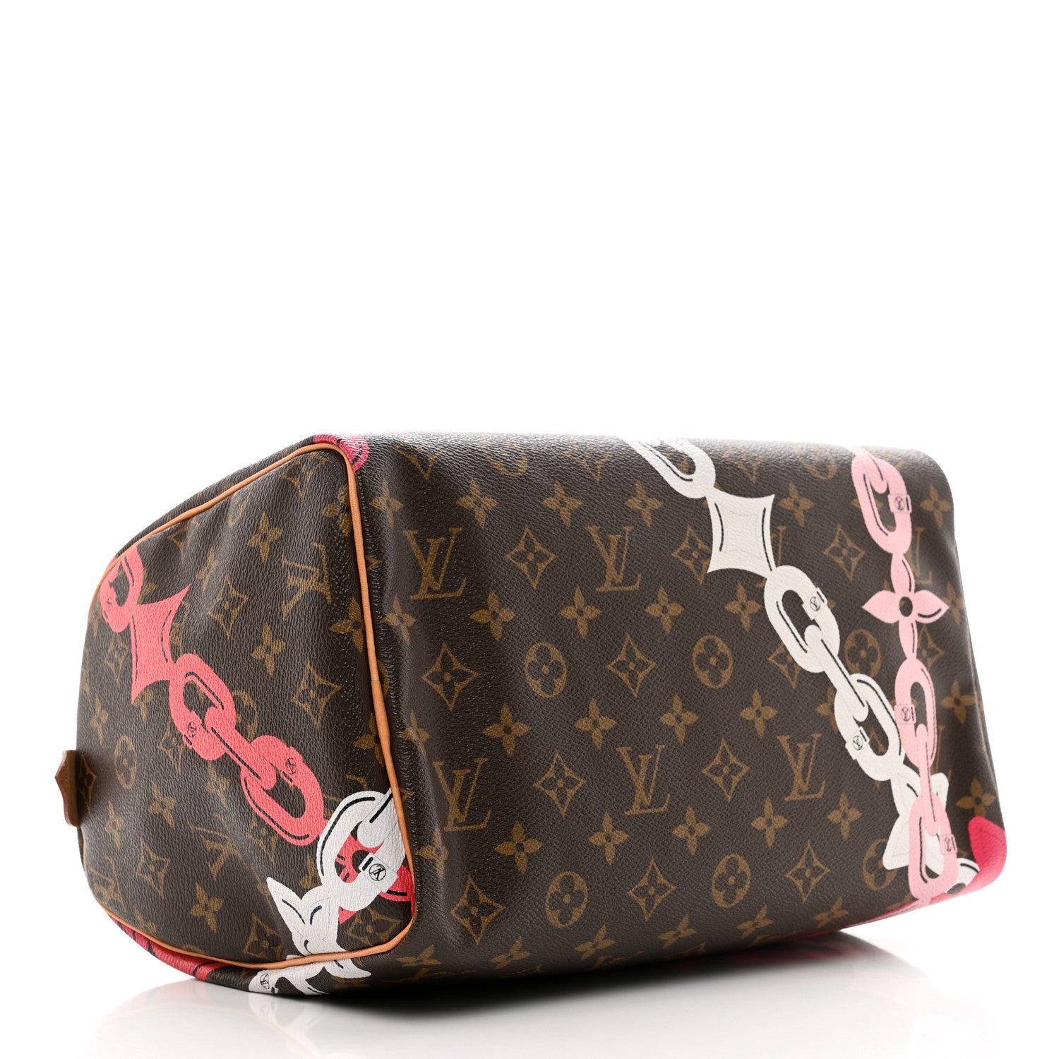 Louis Vuitton Monogram Bay Speedy 30 Rose Ballerine Poppy 4 of 10