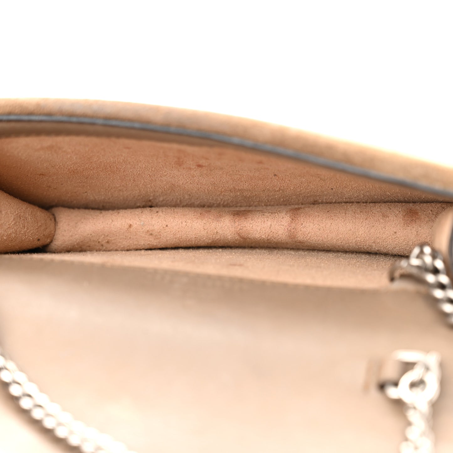 GG Supreme Monogram Super Mini Dionysus Shoulder Bag Taupe