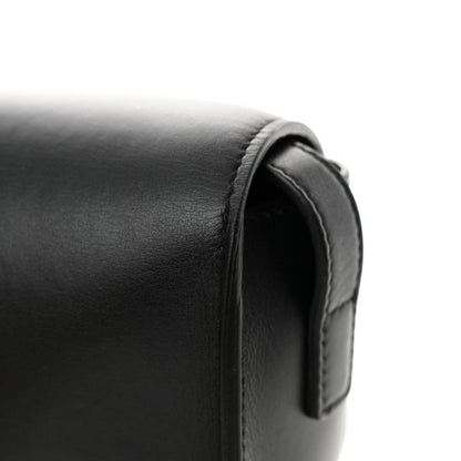 Celine Smooth Calfskin Cuir Triomphe Folco Crossbody Bag Black 12 of 12