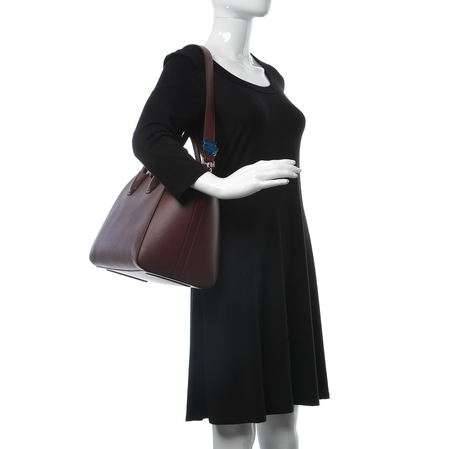 Givenchy Sugar Goatskin Mini Antigona Oxblood 2 of 10