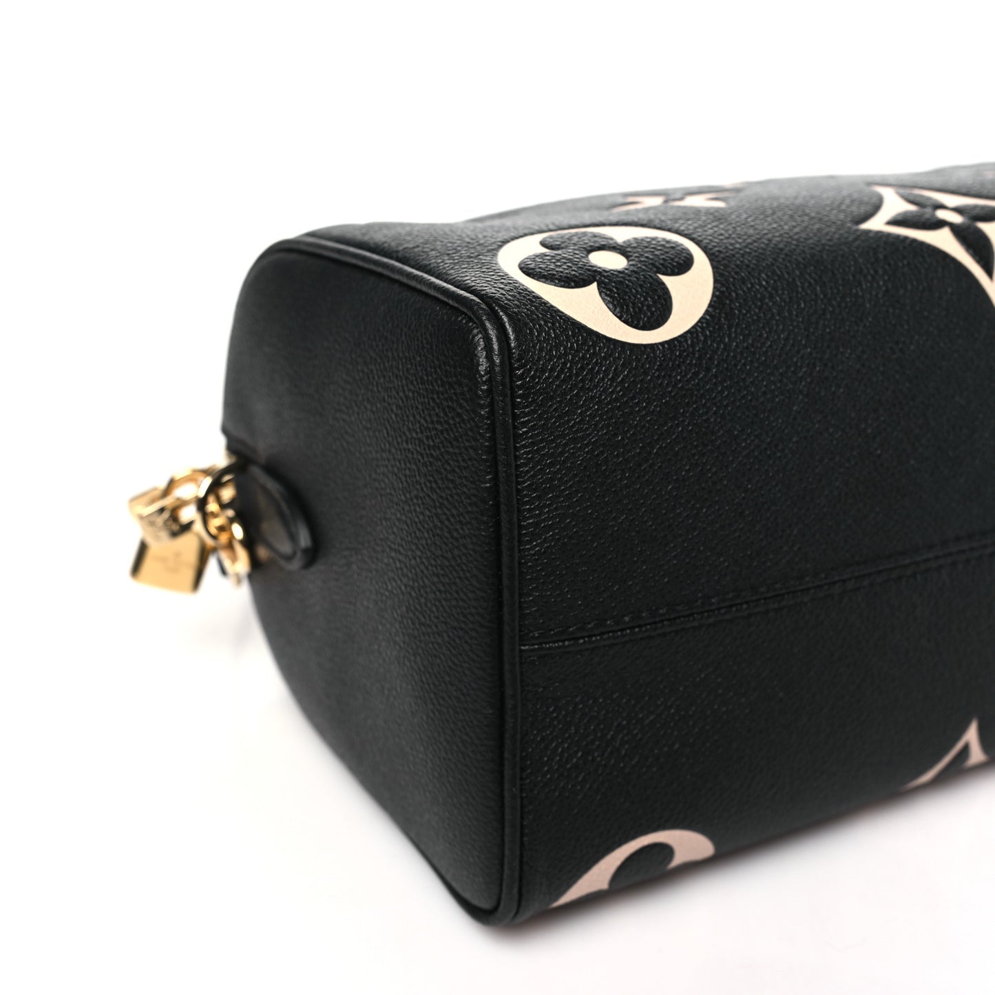 Empreinte Monogram Giant Speedy Bandouliere 25 Black Beige