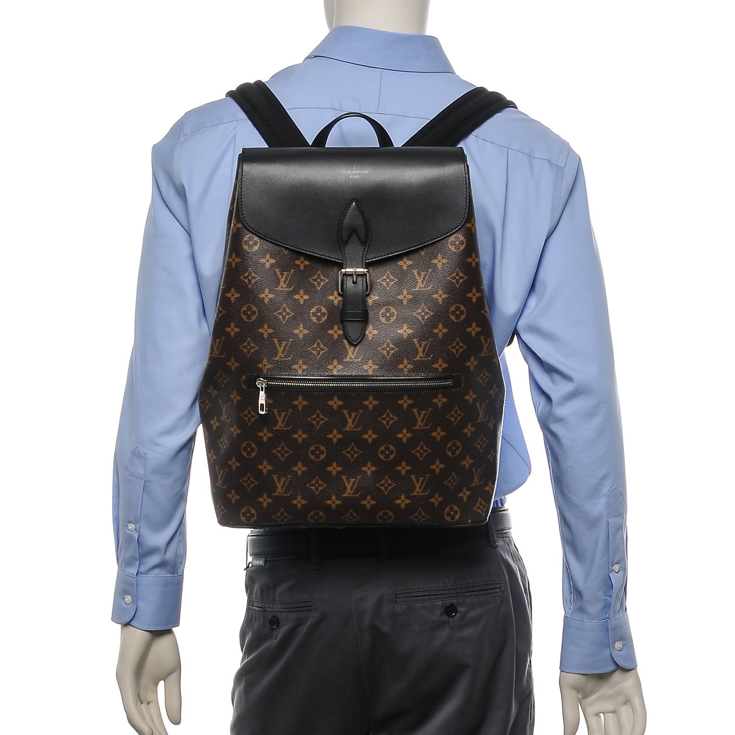 Louis Vuitton Monogram Macassar Palk Backpack 2 of 10