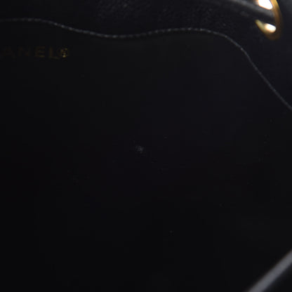 Chanel Caviar CC Drawstring Shoulder Bag Black 10 of 12