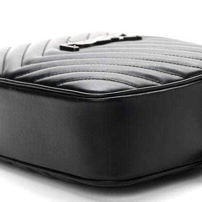 Saint Laurent Calfskin Matelasse Monogram Lou Camera Bag Black 10 of 10