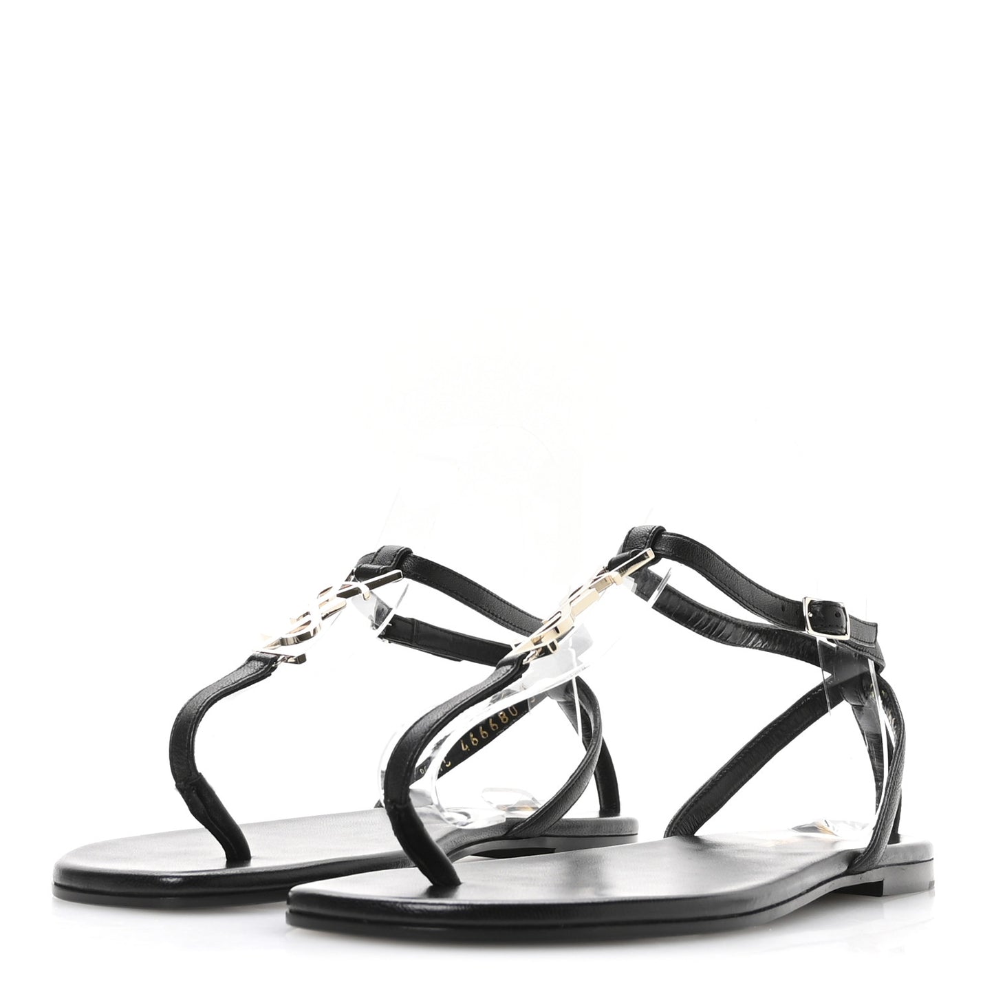Calfskin Nu Pieds 05 Sandals 37 Black