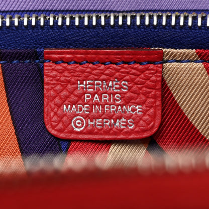 Hermes Epsom Silk'In Wallet Rouge Tomate 6 of 7