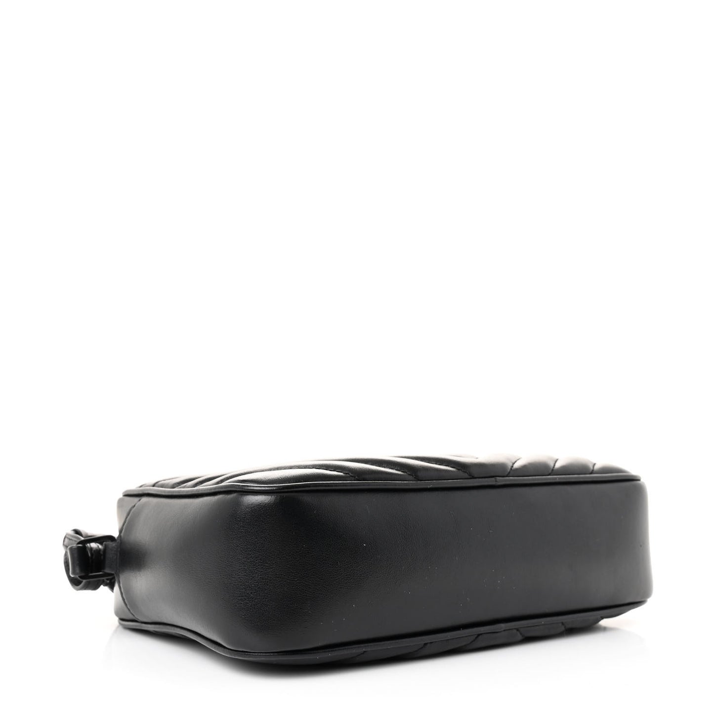 Calfskin Matelasse Monogram Monochrome Lou Camera Bag Black