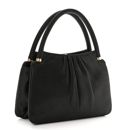 Judith Leiber Swarovski Crystal Satin Evening Bag Black 2 of 10