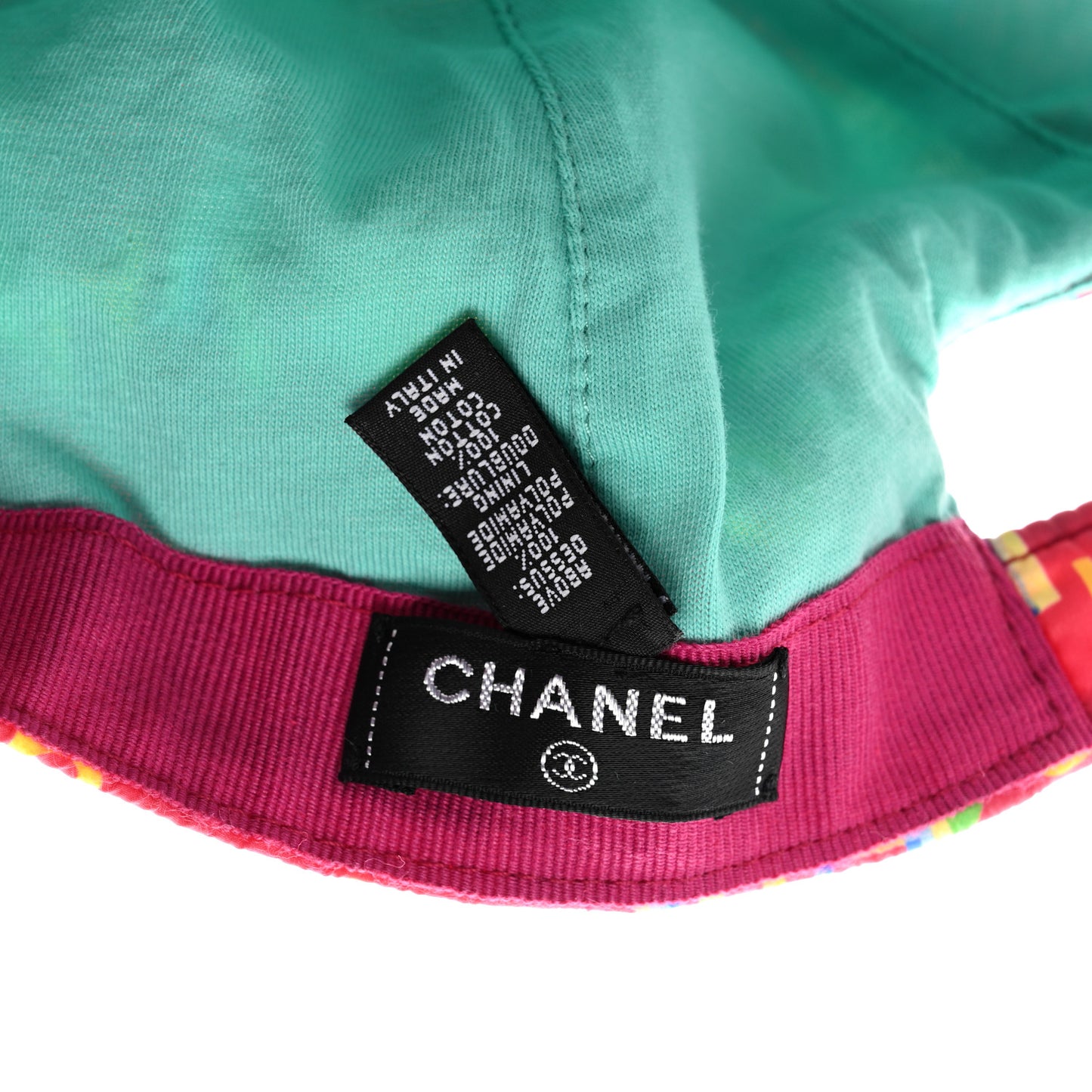 Nylon Logo Cap Hat Fuchsia