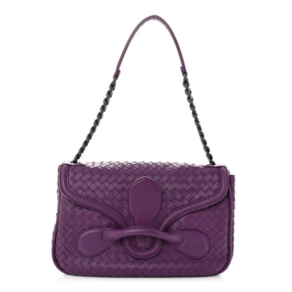 Bottega Veneta Nappa Intrecciato Rialto Shoulder Bag Monalisa 1 of 10