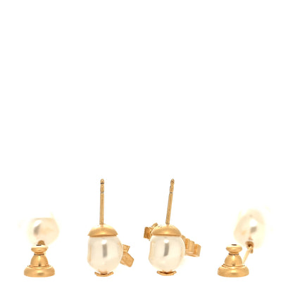 Christian Dior Pearl Star J'adior Drop Earrings Gold 3 of 4