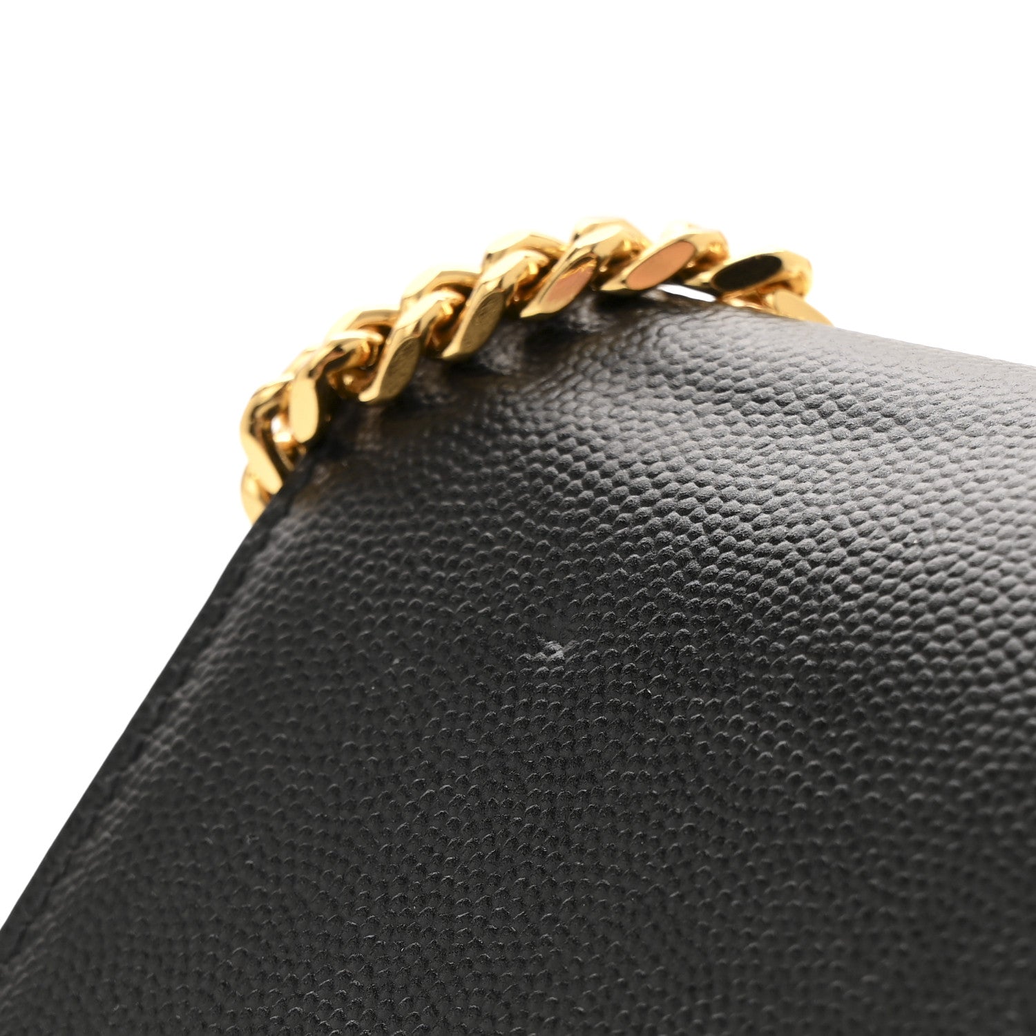 Saint Laurent Grain De Poudre Small Monogram Kate Satchel Black 12 of 13