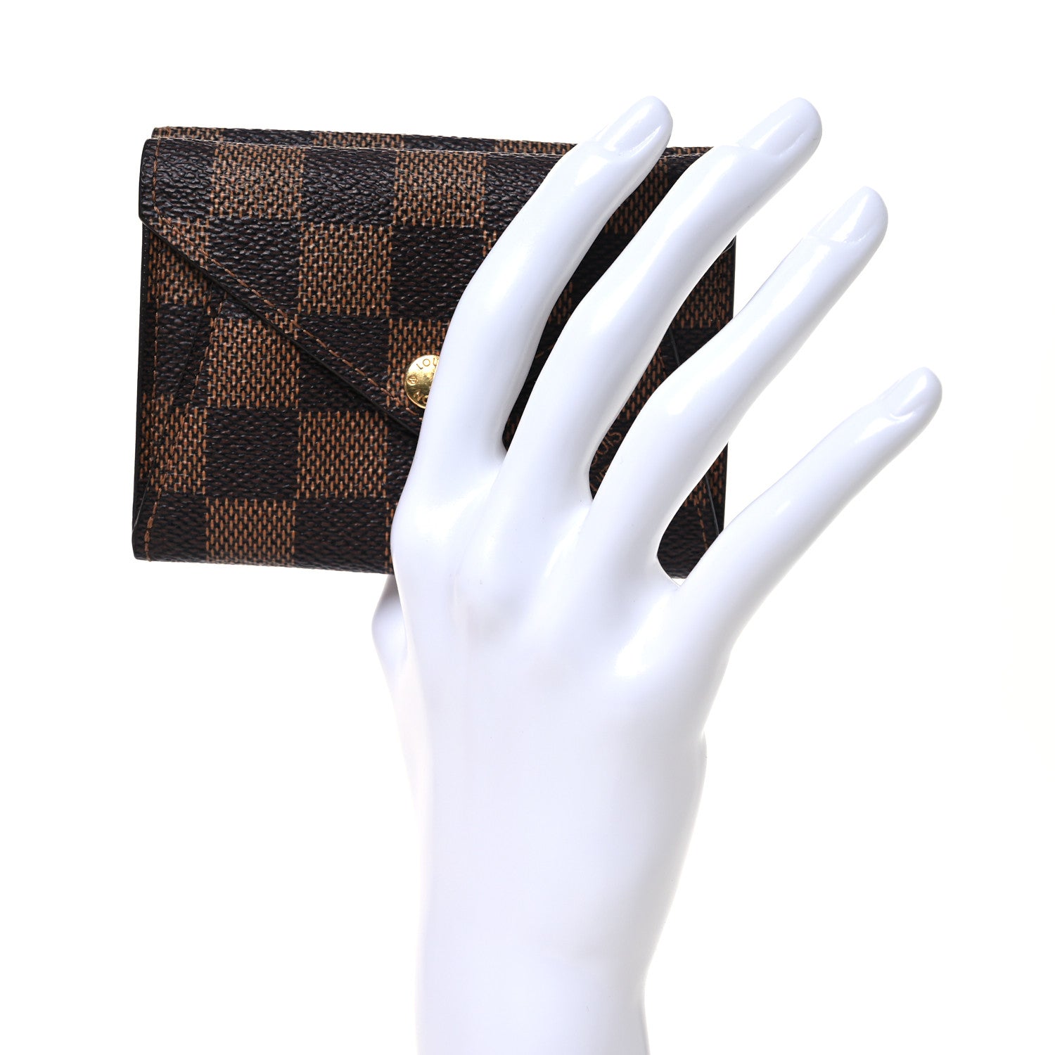 Louis Vuitton Damier Ebene Compact Origami Wallet 2 of 13
