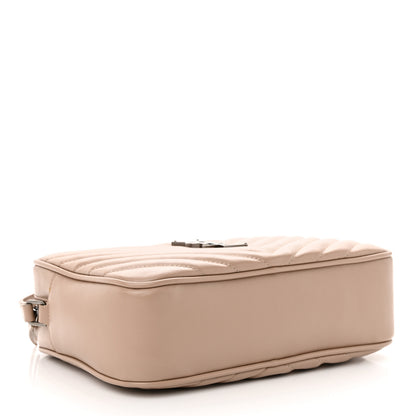 Saint Laurent Calfskin Matelasse Monogram Lou Camera Bag Dark Beige 4 of 11