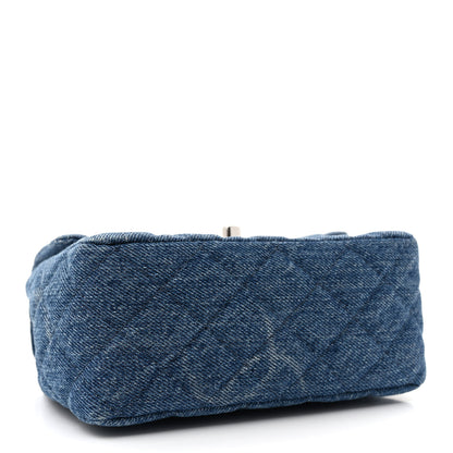 Chanel Denim CC Quilted Mini Square Flap Blue 4 of 11