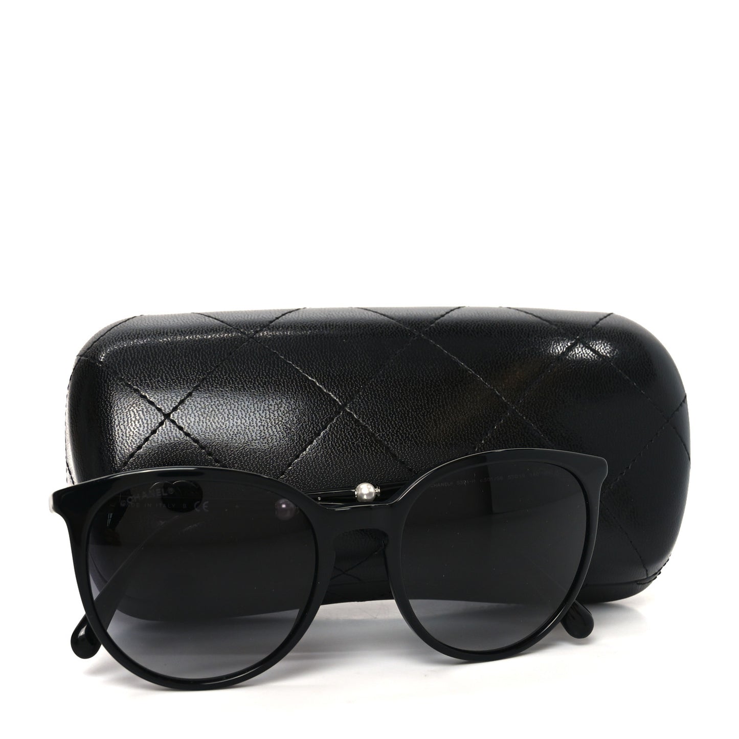 Acetate Butterfly Pearl Sunglasses 5394 Black