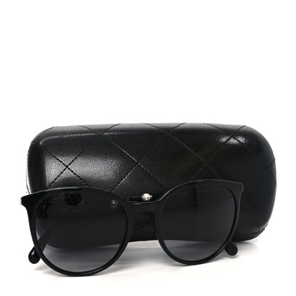 Chanel Acetate Butterfly Pearl Sunglasses 5394 Black 7 of 7