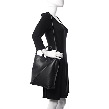 Proenza Schouler Calfskin Hex Tote Black 2 of 9