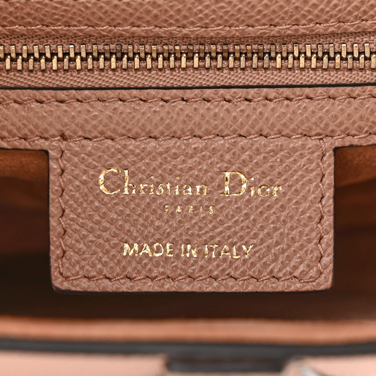 Christian Dior Grained Calfskin Saddle Bag Fard 6 of 11