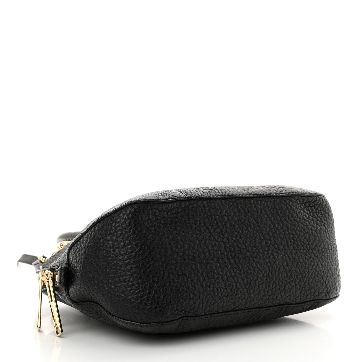 Burberry Heritage Grain Check Embossed Small Orchard Bowling Bag Black 4 of 13