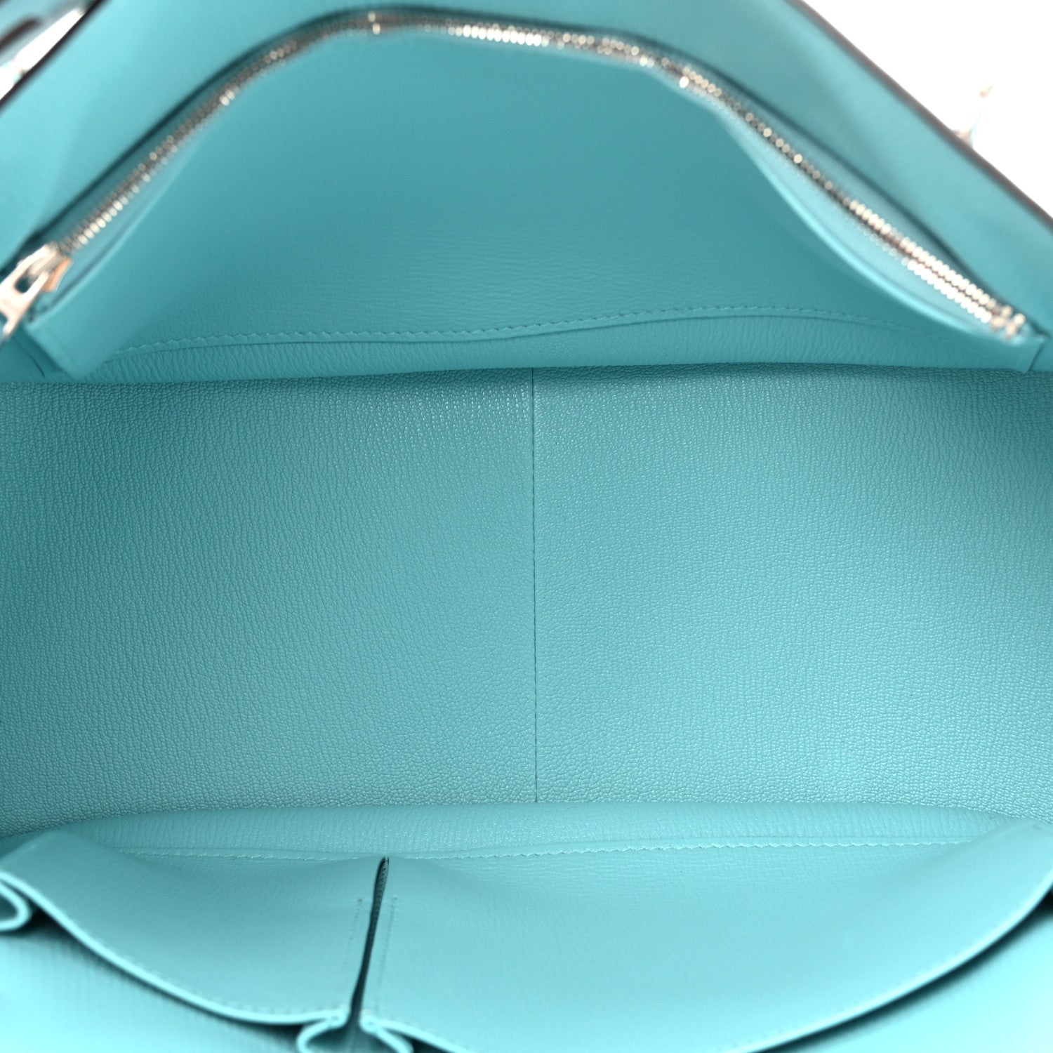Hermes Taurillon Clemence Jypsiere 34 Bleu Atoll 5 of 14