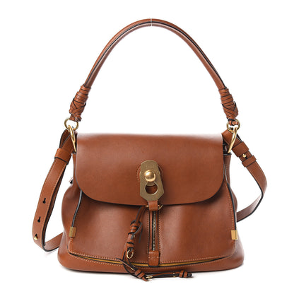 Chloe Calfskin Small Owen Flap Bag Caramel 1 of 8