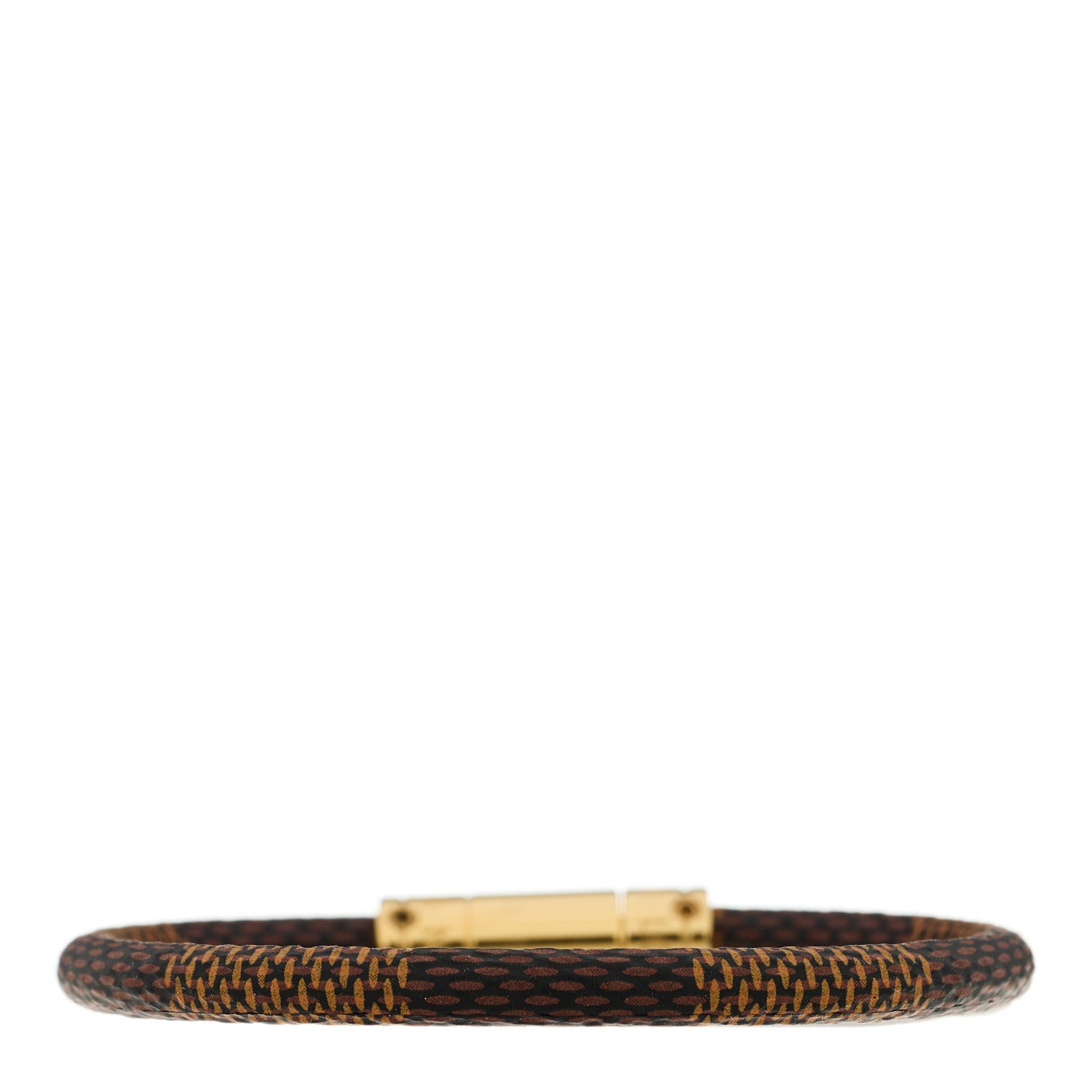 Louis Vuitton Damier Ebene Keep It Bracelet 17 5 of 6