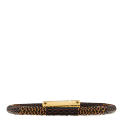 Louis Vuitton Damier Ebene Keep It Bracelet 17 5 of 6