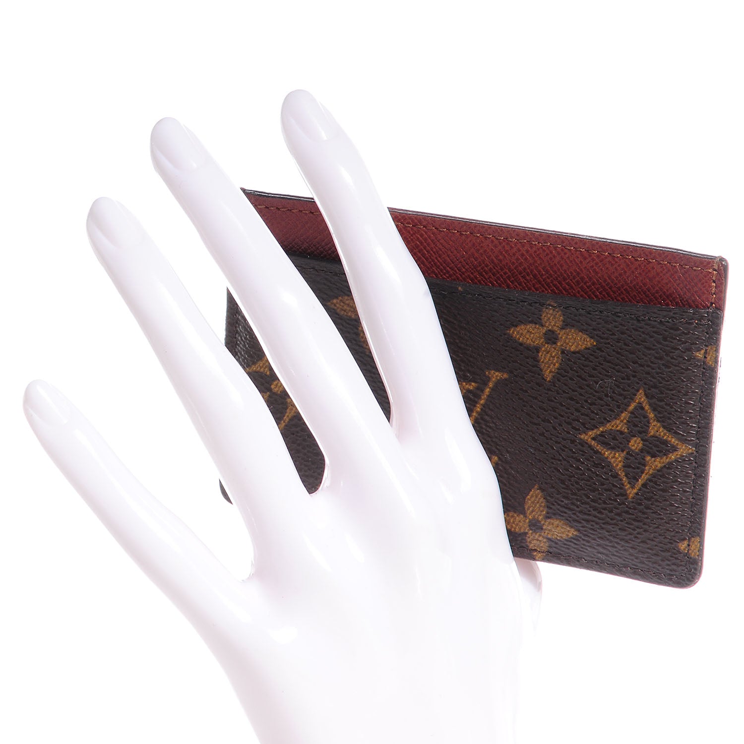 Louis Vuitton Monogram Simple Card Holder Wallet 2 of 7