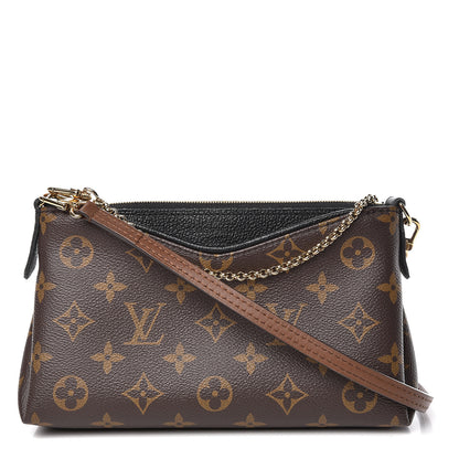 Louis Vuitton Monogram Pallas Clutch Black 1 of 10