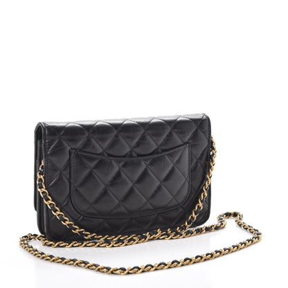 Chanel Aged Calfskin Quilted Reissue Wallet On Chain WOC Black 3 of 9