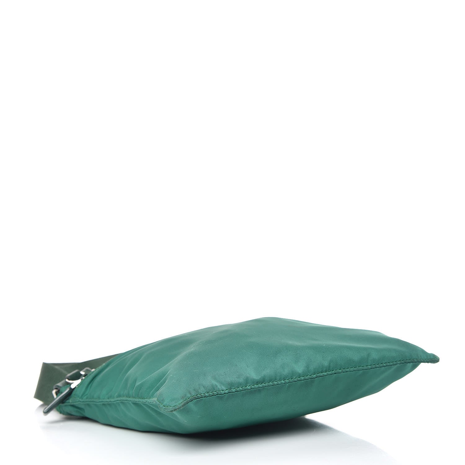 Prada Nylon Vela Flat Messenger Bag Oleandro 4 of 15