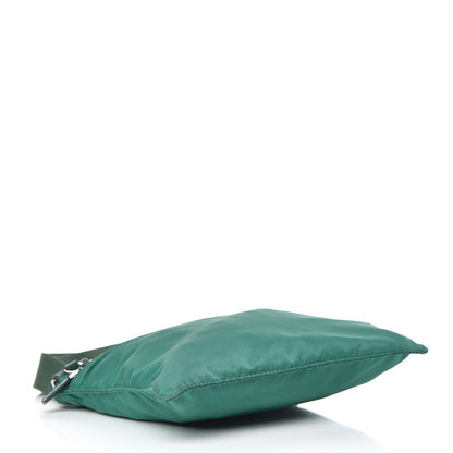 Prada Nylon Vela Flat Messenger Bag Oleandro 4 of 15