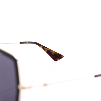 Gucci Acetate Oversize Square Frame GG0106S Sunglasses Black 6 of 7