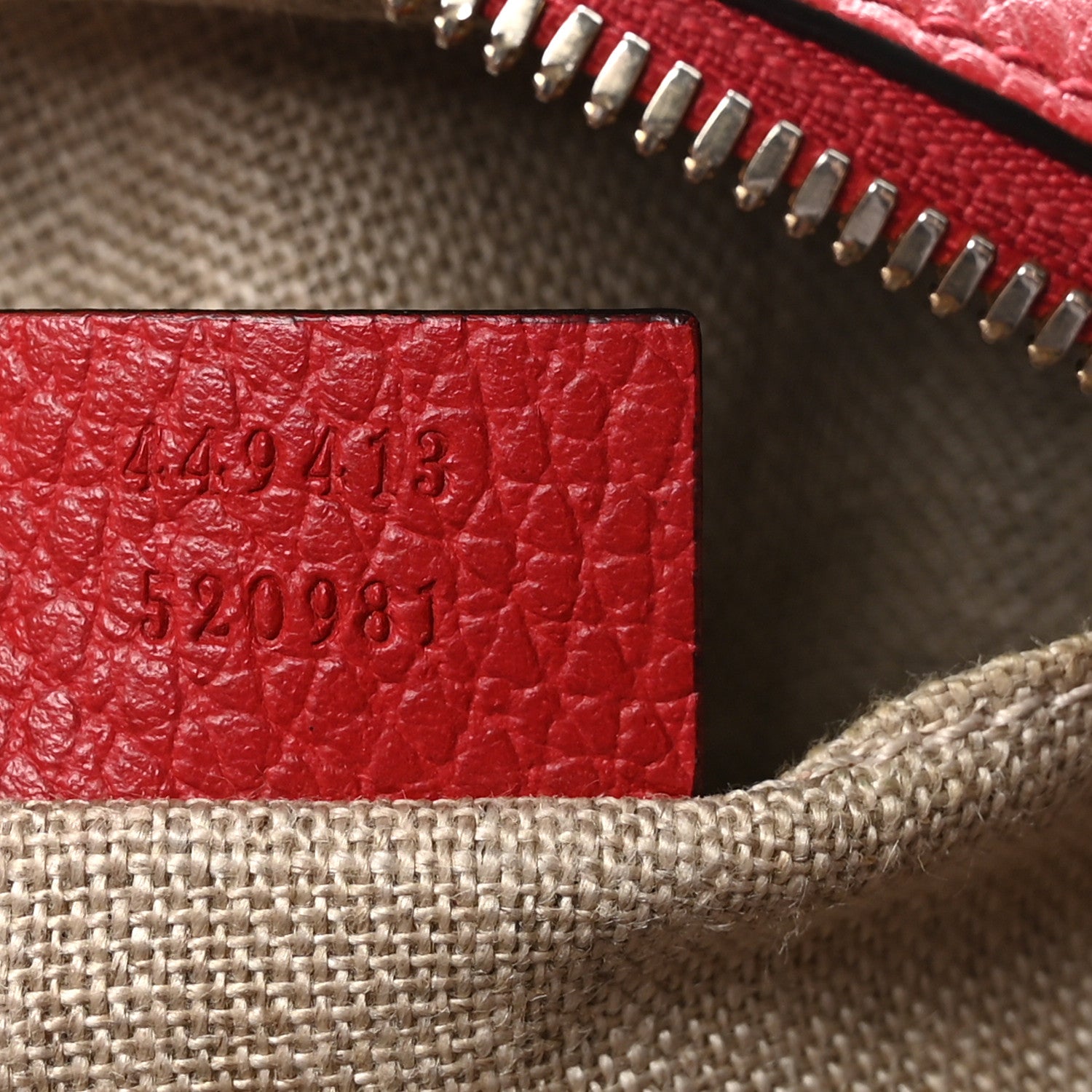 Gucci Monogram Mini Bree Messenger Bag Red 7 of 10
