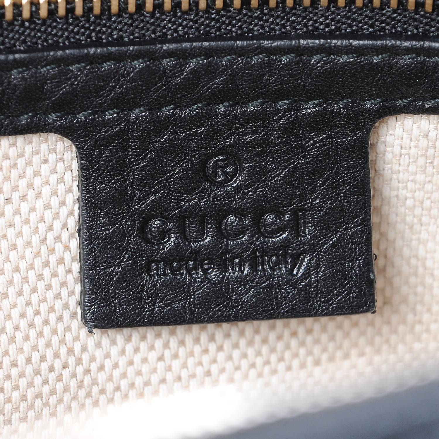 Gucci Pebbled Calfskin Small Soho Bowler Black 6 of 7