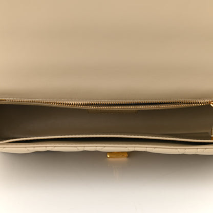 Christian Dior Supple Calfskin Cannage Large Caro Bag Beige 5 of 10
