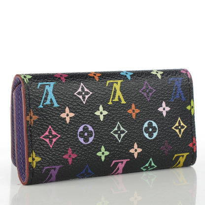 Louis Vuitton Monogram Multicolor Multicles 4 Key Holder Black Violet 3 of 7