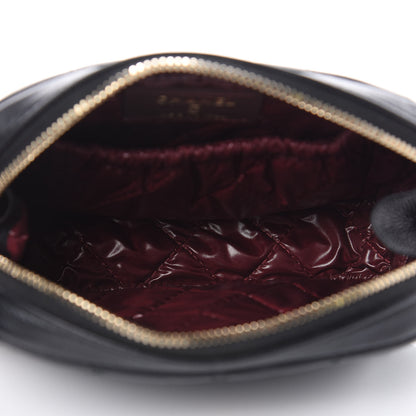 Chanel Caviar Quilted Small Curvy Pouch Cosmetic Case Black 5 of 10
