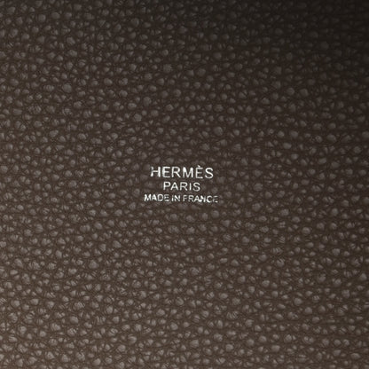 Hermes Taurillon Clemence Picotin Lock 18 PM Etoupe 6 of 9