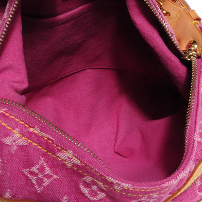 Louis Vuitton Denim Baggy PM Fuchsia 5 of 7