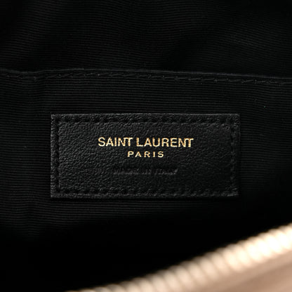 Saint Laurent Calfskin Matelasse Monogram Lou Camera Bag Dark Beige 6 of 11