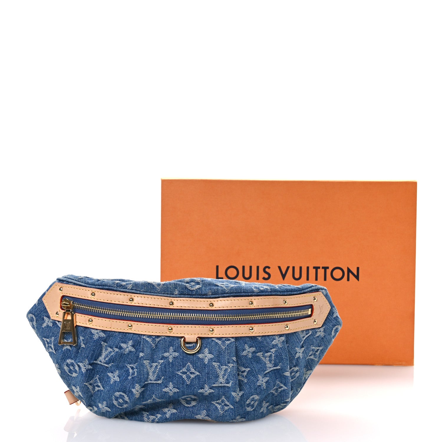 Louis Vuitton Monogram Denim High Rise Bumbag Blue 10 of 10