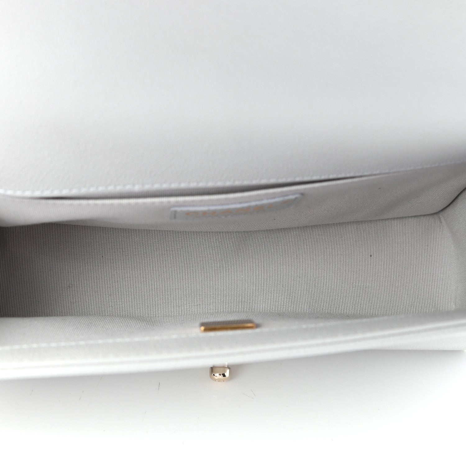 Chanel Caviar Quilted Medium Boy Flap Grey 5 of 10