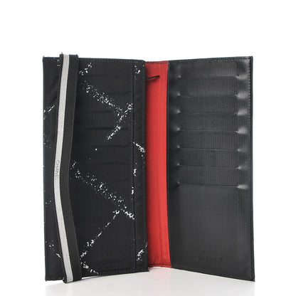 Chanel Nylon Travel Flap Wallet Black 4 of 10